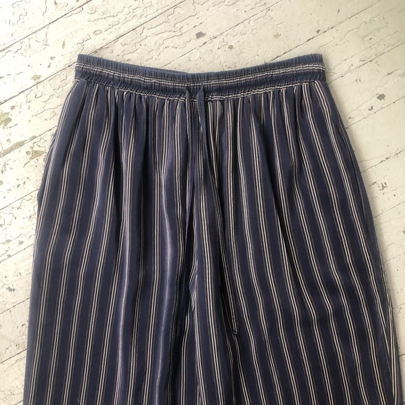 Vintage Striped Silk Pants - Picture 2 of 5